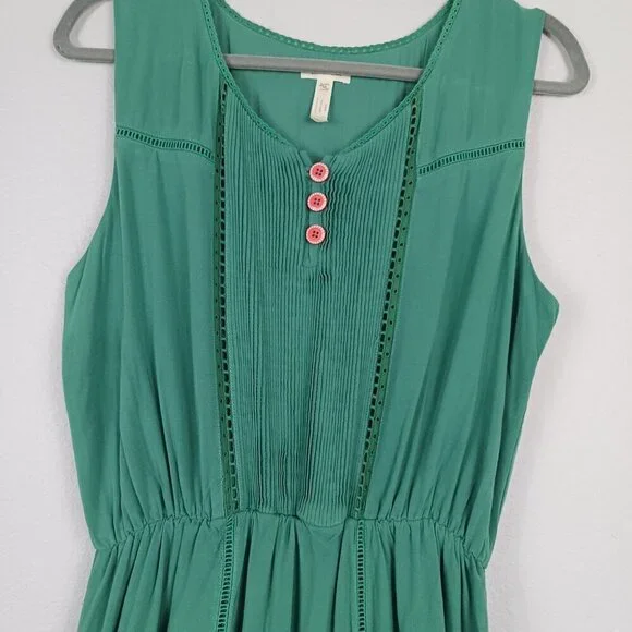 Matilda Jane Down in the Valley Green Maxi Dress Women's Medium Joanna  Gaines